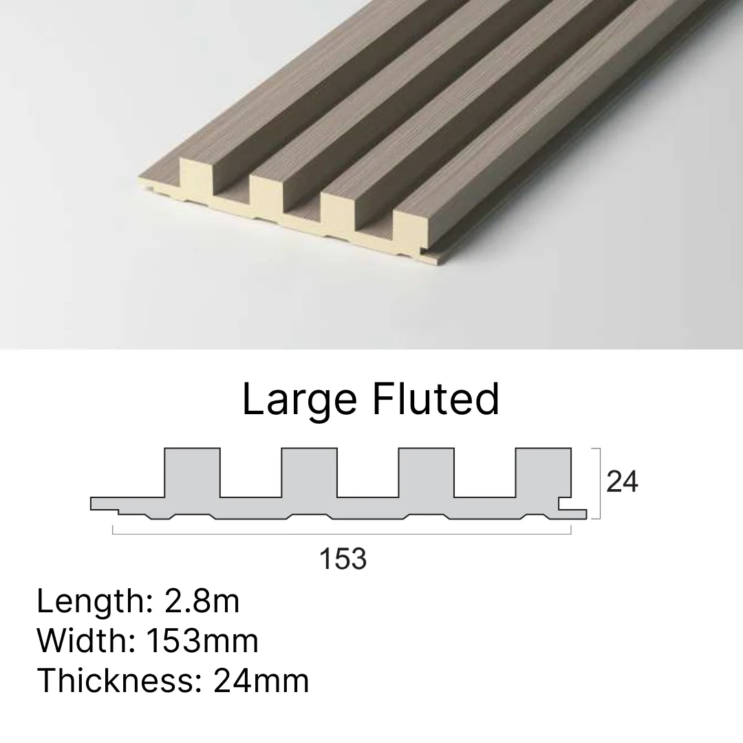 Matte Black - Large Fluted - Image 4